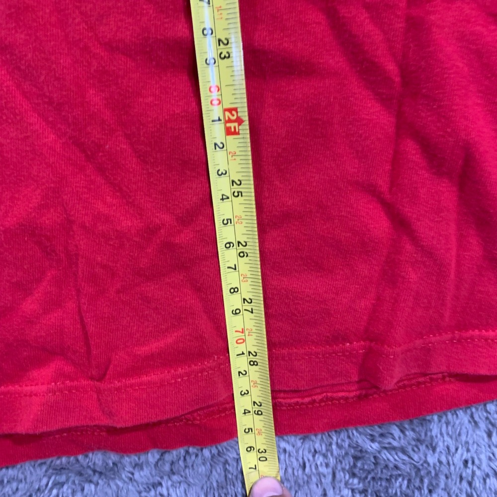 Vintage 90s Nautica Red Graphic T-Shirt Mens XXL Made in USA 90s Sportswear Tee - Picture 8 of 8